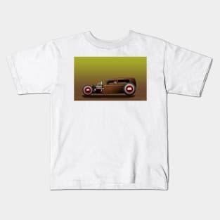 Hot Rod Jalopy Kids T-Shirt